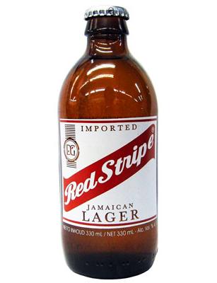 レッド ストライプ 4.7％　330ml　ペールラガー　ジャマイカ　（＊現在はオランダ産です）