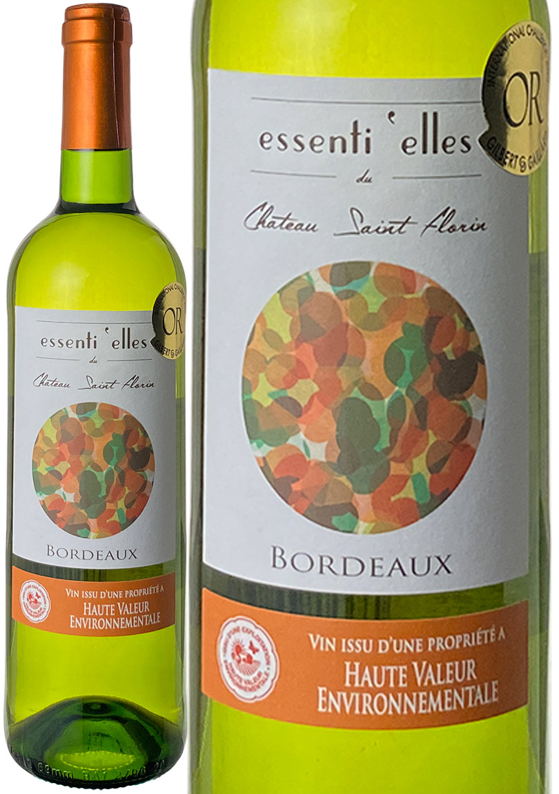 エッシェンシャル・デュ・シャトー・サン・フローラン　[2019]　＜白＞　＜ワイン／ボルドー＞　※ヴィンテージが異なる場合があります。