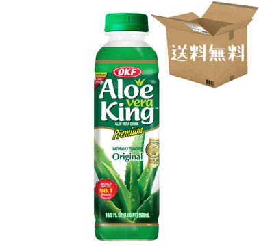 【 送料無料！】【ケース販売】　アロエベラキング （500ml x 20）　＜ジュース／韓国＞　【※3～5営業日以降の出荷予定です】