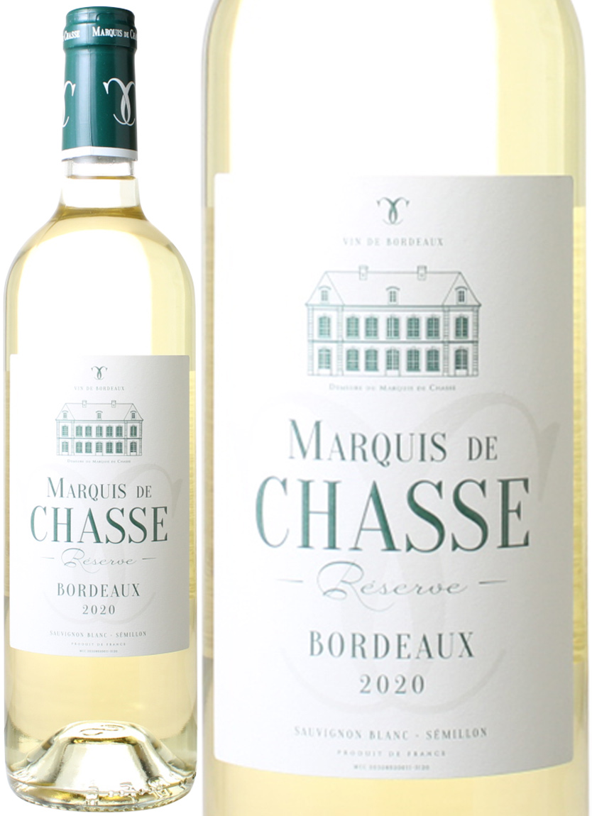 マルキ・ド・シャス　レゼルヴ　ブラン　[2020]　＜白＞　＜ワイン／ボルドー＞　※ヴィンテージが異なる場合があります。