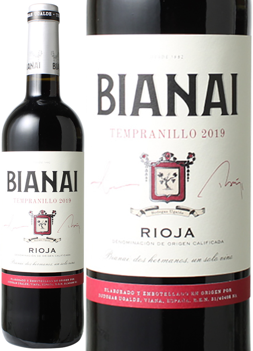 ビアナイ　テンプラニーリョ　[2019]　＜赤＞　＜ワイン／スペイン＞　※ヴィンテージが異なる場合があります。