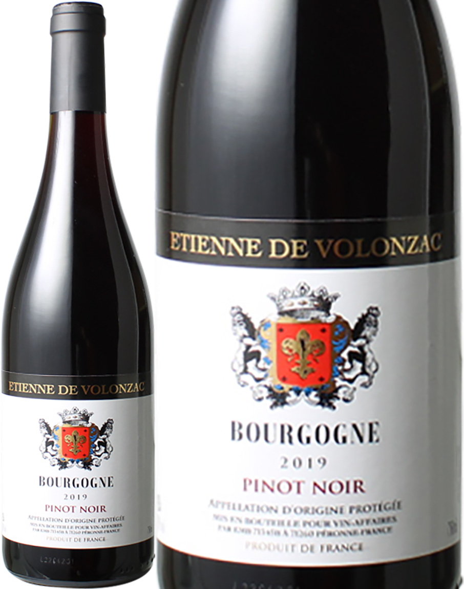 ブルゴーニュ　ピノ・ノワール　[2019]　エティエンヌ・ド・ヴォロザック　＜赤＞　＜ワイン／ブルゴーニュ＞　※ヴィンテージが異なる場合があります。