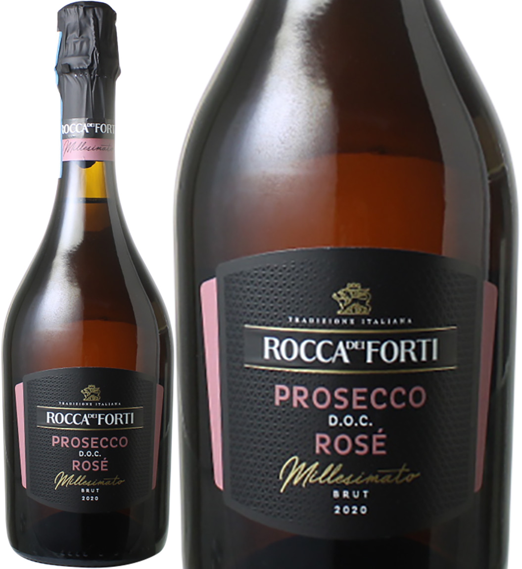 ロッカ・ディ・フォルティ　プロセッコ　ロゼ　ミレジマート　[2021]　＜ロゼ＞　＜ワイン／スパークリング＞　※ヴィンテージが異なる場合があります。