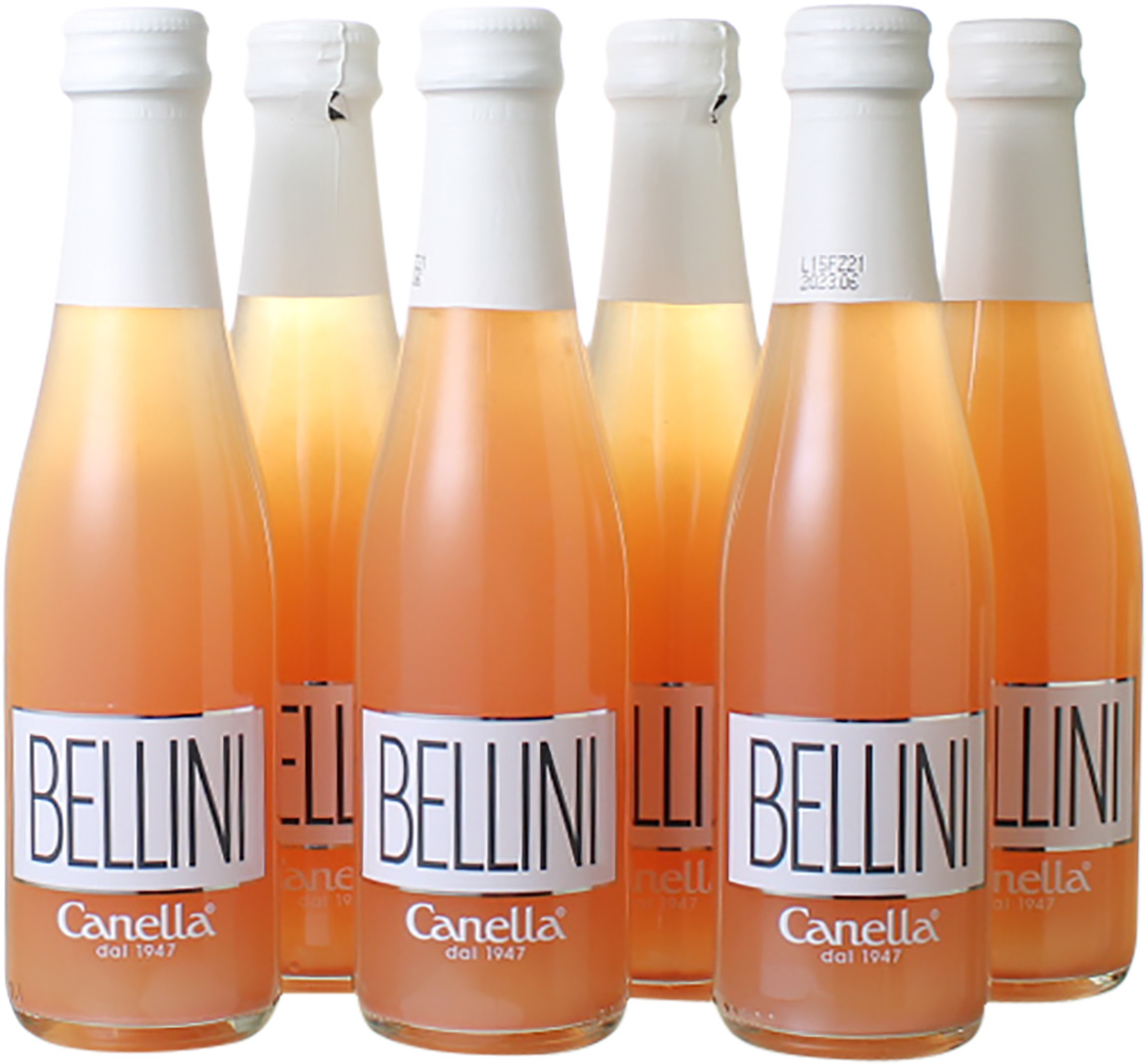 ベリーニ　200ml【6本セット】　NV　カネッラ　＜白＞　＜ワイン／スパークリング＞