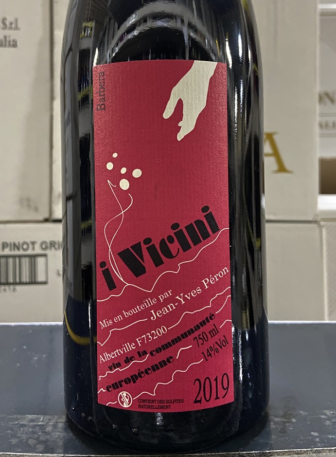 イ・ヴィチーニ・バルベーラ（バルベーラ） [2021]　 ジャン・イヴ・ペロン　＜赤＞　＜ワイン／サヴォワ＞