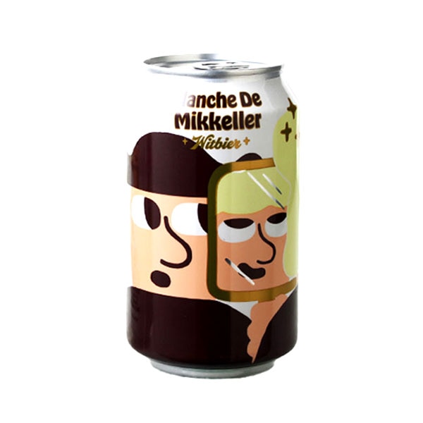 ブランシュ・ド・ミッケラー　ウィットビア  (缶)  5％  デンマーク  330ml  ※ご購入は4本から