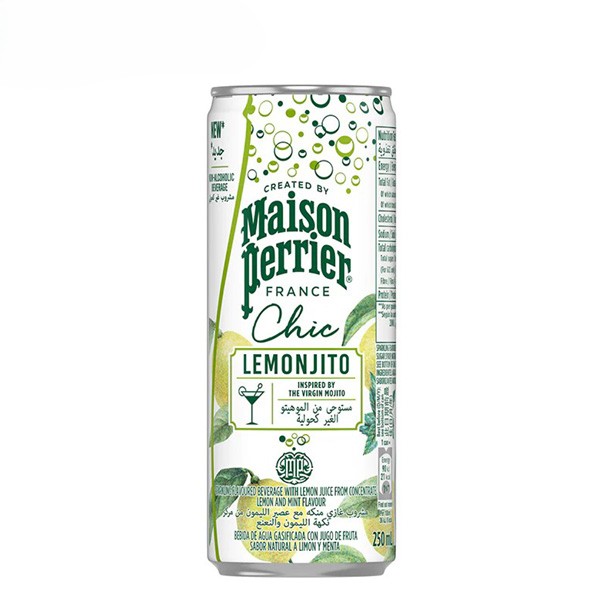 メゾン ペリエ シックレモヒート 缶 0% 250ml ノンアルコール※ご購入は4本から