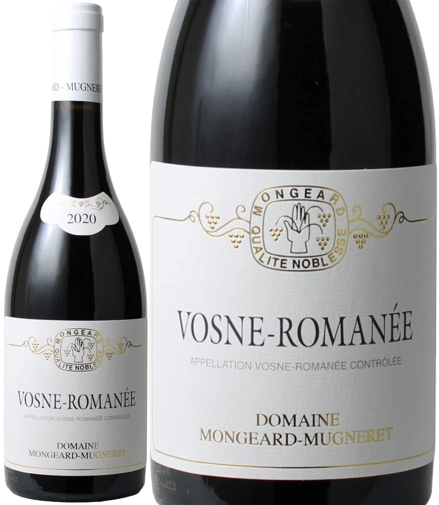ヴォーヌ・ロマネ　[2020]　モンジャール・ミュニュレ　＜赤＞　＜ワイン／ブルゴーニュ＞