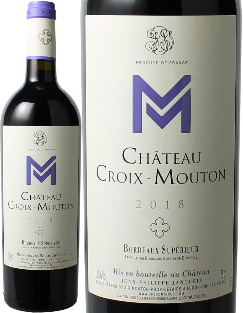 シャトー・クロワ・ムートン　[2018]　＜赤＞　＜ワイン／ボルドー＞