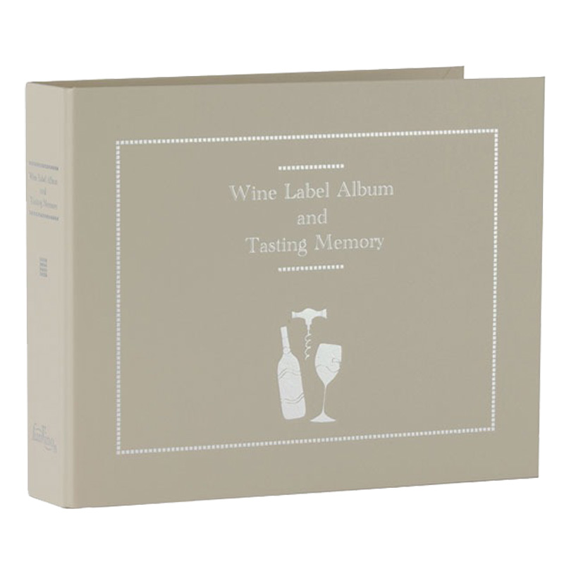 ワインレコーダー　専用アルバム　ラベルレコーダー　シート　1枚付き　保存シート　オフホワイト　025500　JAN4520529025002　＜ワイングッズ＞