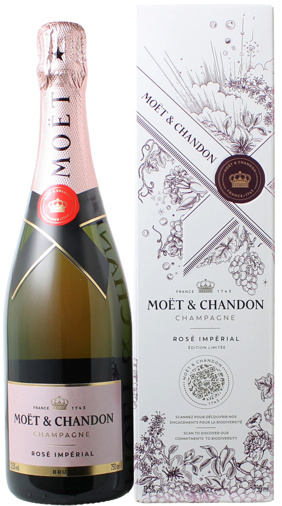 モエ・エ・シャンドン　ロゼ・アンペリアル　アート・オブ・エペルネ　限定ギフトボックス付き　NV　＜ロゼ＞　＜ワイン／シャンパン＞