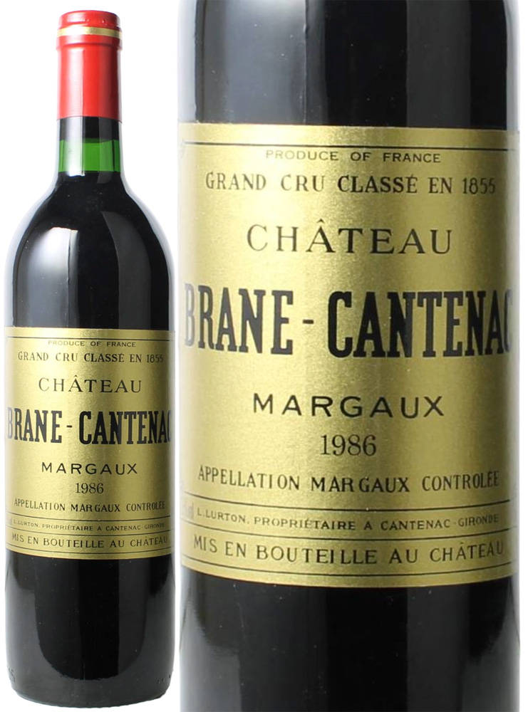 シャトー・ブラーヌ・カントナック　[1986]　＜赤＞　＜ワイン／ボルドー＞