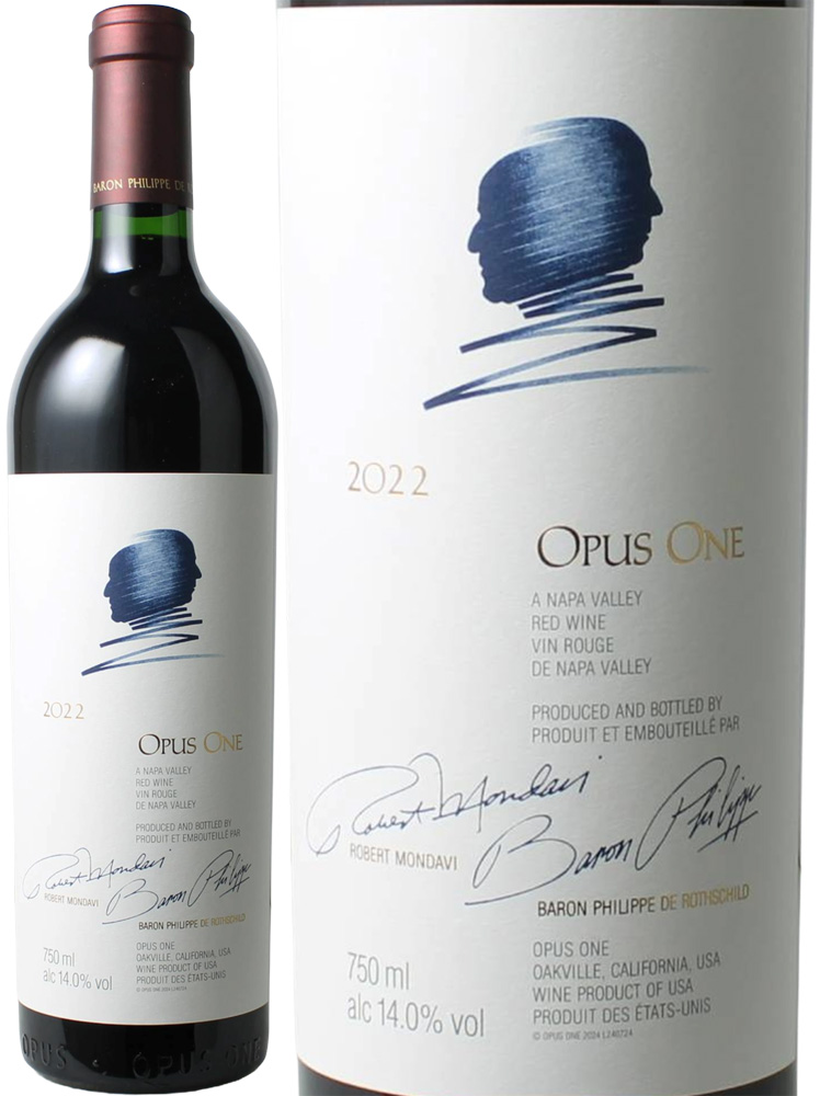 オーパス・ワン　[2022]　モンダヴィ＆バロン・フィリッフﾟ　＜赤＞　＜ワイン／アメリカ＞