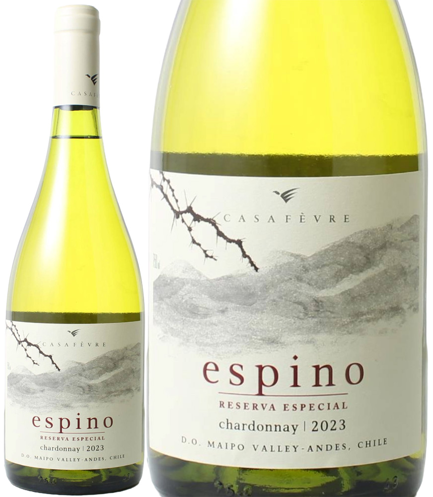 エスピノ　シャルドネ　[2023]　ビーニャ・ウィリアム・フェーヴル　＜白＞　＜ワイン／チリ＞【W041】