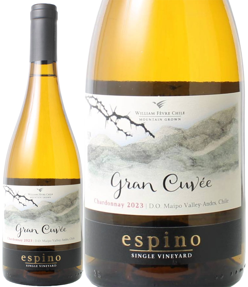 エスピノ　シャルドネ　グラン・キュヴェ　[2023]　ビーニャ・ウィリアム・フェーヴル　＜白＞　＜ワイン／チリ＞【W017】
