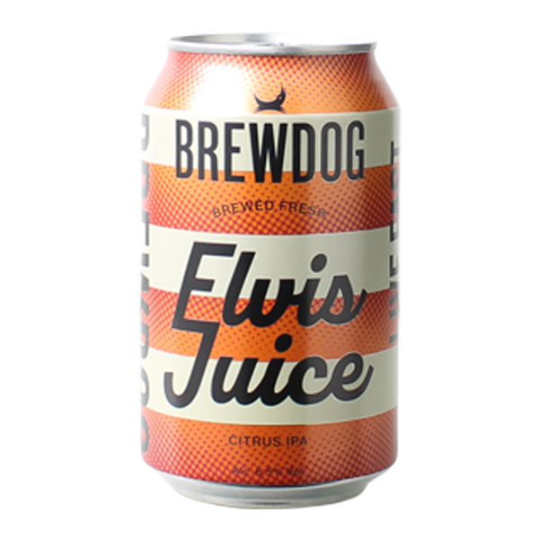 ブリュードッグ エルビスジュース （缶） グレープフルーツ IPA ビール 5.1％ 330ml 1本 スコットランド　※ご購入は4本から