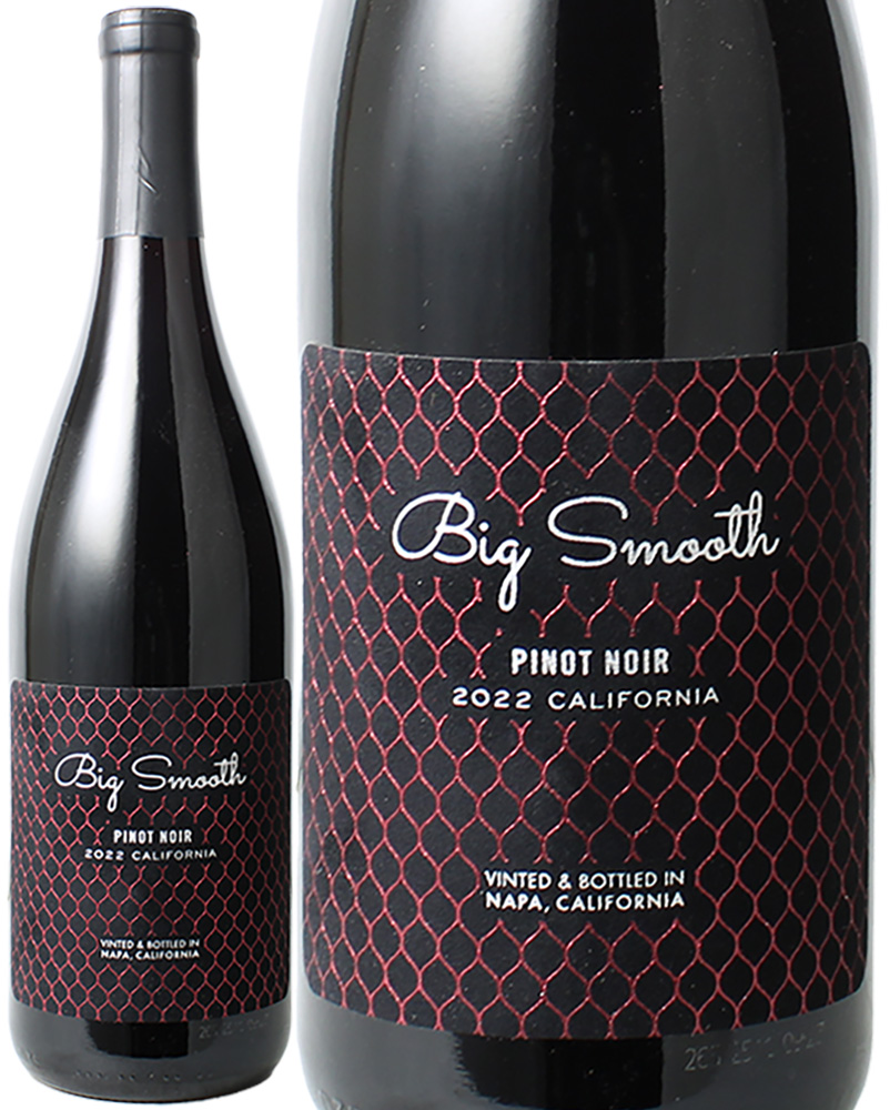 ビッグ・スムース　カリフォルニア　ピノ・ノワール　[2022]　＜赤＞　＜ワイン／アメリカ＞
