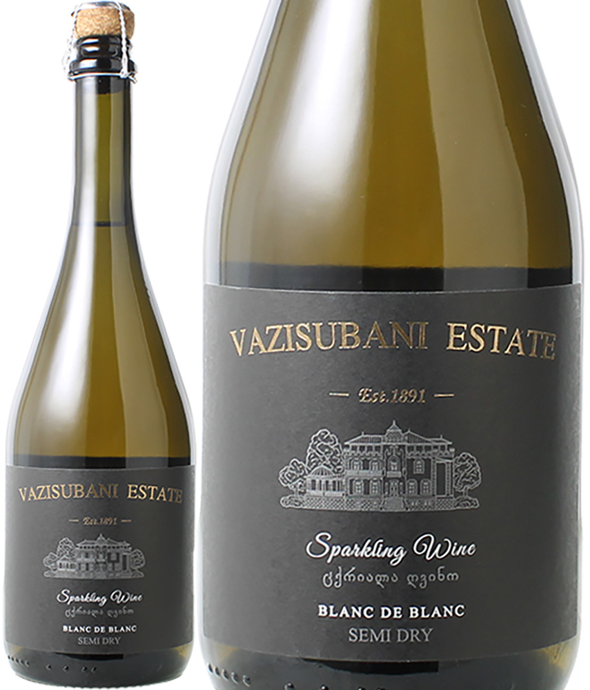 ブラン・ド・ブラン　セミ・ドライ　ジョージアワイン　NV　ヴァジスバニ・エステイト　＜白＞　＜ワイン／スパークリング＞