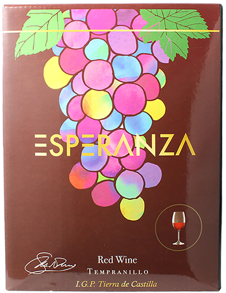 【大容量】エスペランサ　テンプラニーリョ　バックインボックス　5000ml　NV　＜赤＞　＜ワイン／スペイン＞【１本ご注文で通常ボトル6本分】