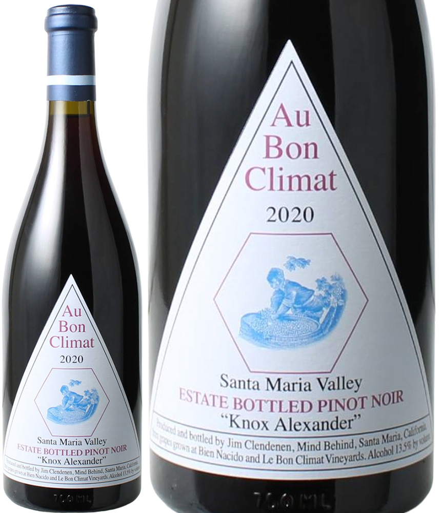 オー・ボン・クリマ　ピノ・ノワール　ノックス・アレキサンダー　[2020]　＜赤＞　＜ワイン／アメリカ＞