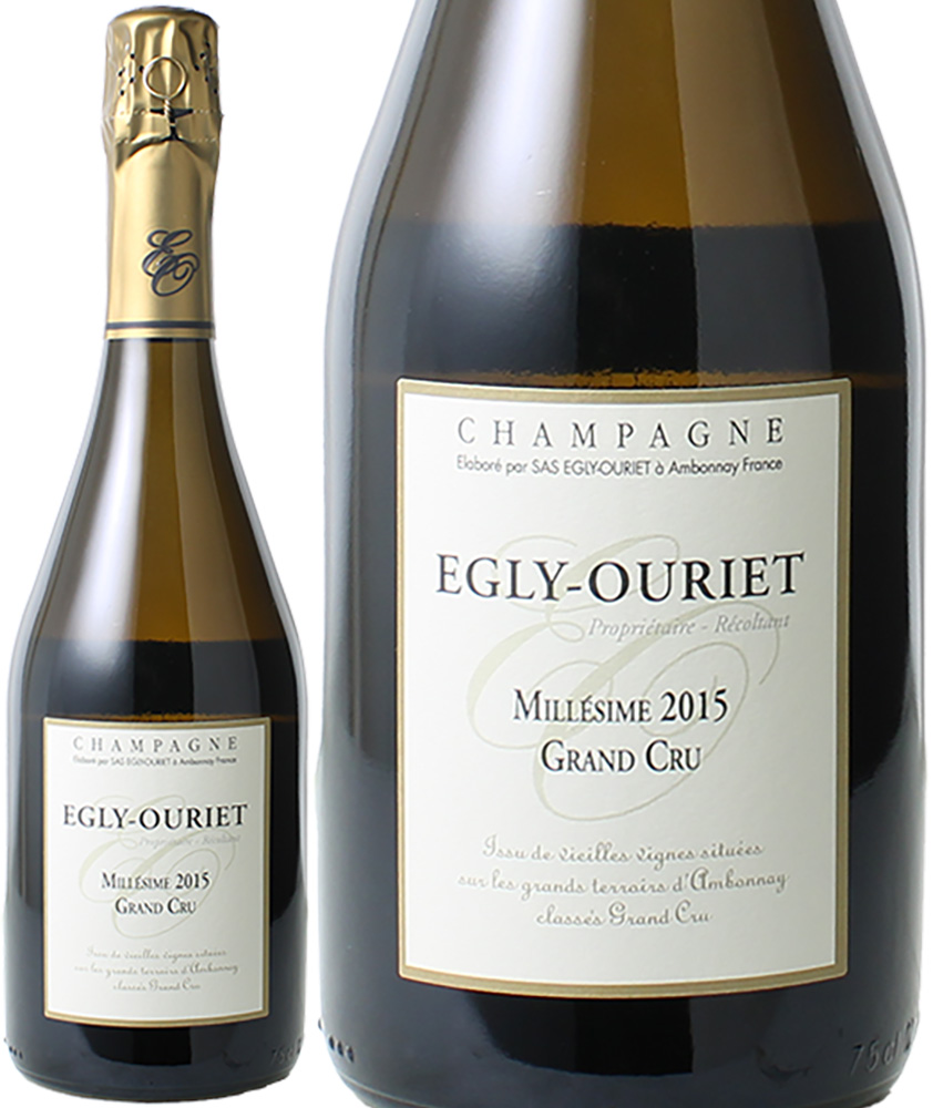 エグリ・ウーリエ　エクストラ・ブリュット　ミレジメ　グラン・クリュ　正規品　（ピノ・ノワール70％、シャルドネ30％）　[2015]　＜白＞　＜ワイン／シャンパン＞