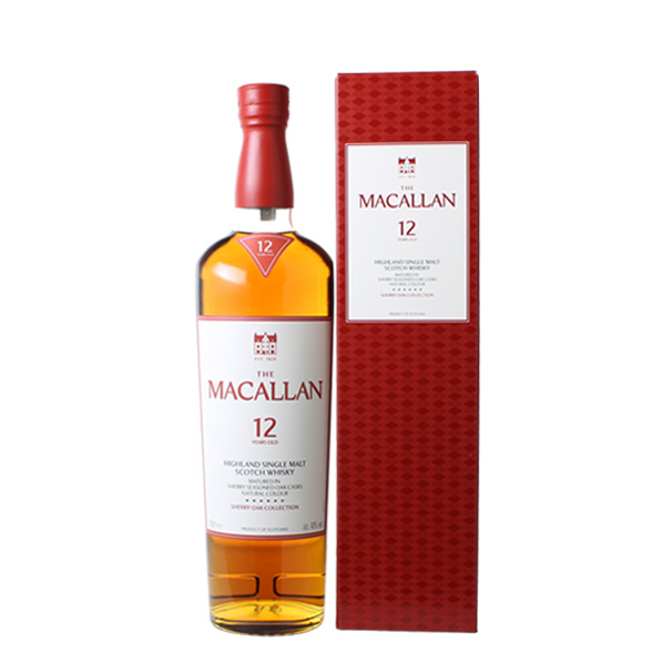 【お一人様1本まで！】　マッカラン 12年 シェリーオーク 40度 700ml 正規輸入品 シングルモルト