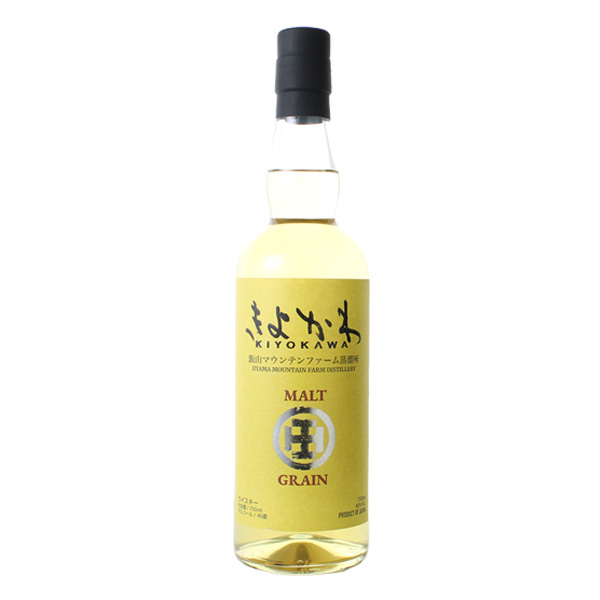 飯山マウンテンファーム蒸溜所 きよかわモルト＋グレーン 46% 700ml ウイスキー