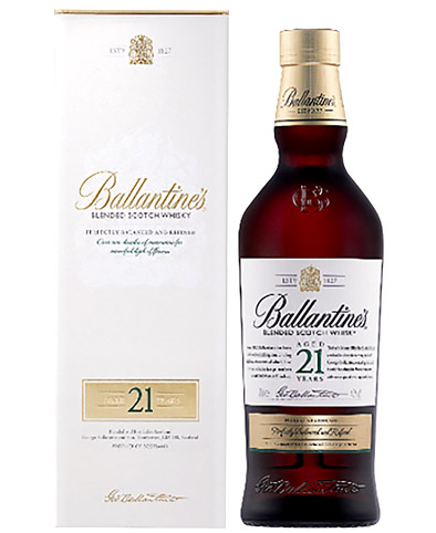 ＜現在品薄の為、稀少品！＞　バランタイン 21年　ブレンデッド　ウイスキー　40度　700ml　箱付き　並行輸入品